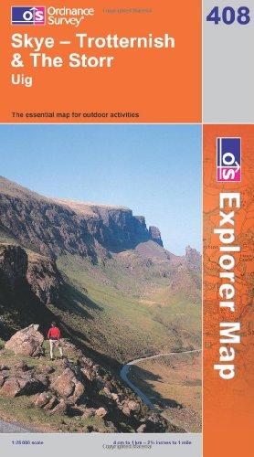 Skye - Trotternish & The Storr 1 : 25 000: Trotternish and the Storr (OS Explorer Map)