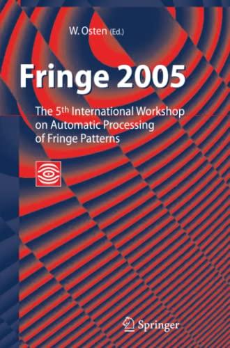 Fringe 2005: The 5th International Workshop on Automatic Processing of Finge Patterns