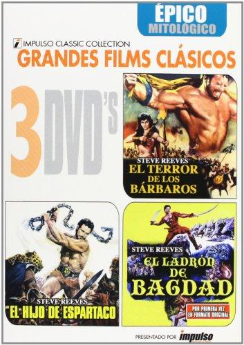 Grandes films clasicos: El Terror De Los Bárbaros / El Hijo De Espartaco / El Ladrón De Bagdad [Spanien Import]