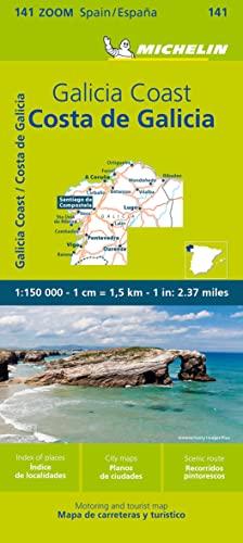 Michelin Costa de Galicia, Galicische Küste: Straßen- und Tourismuskarte 1:150.000; Auflage 2023 (MICHELIN Zoomkarten)