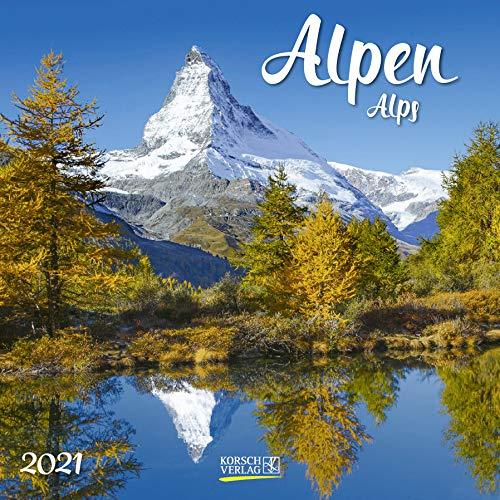 Alpen 2021: Broschürenkalender mit Ferienterminen