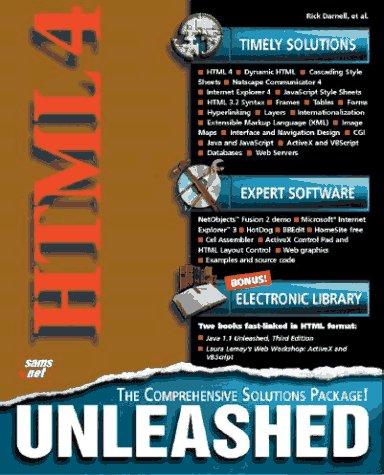 HTML 4 Unleashed, w. CD-ROM