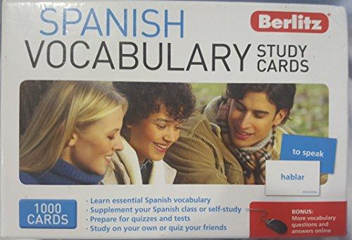 Berlitz: Spanish Vocabulary Study Cards (Berlitz Vocabulary Study Cards)