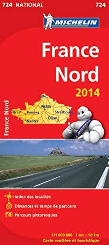 Carte France Nord 2014 Michelin