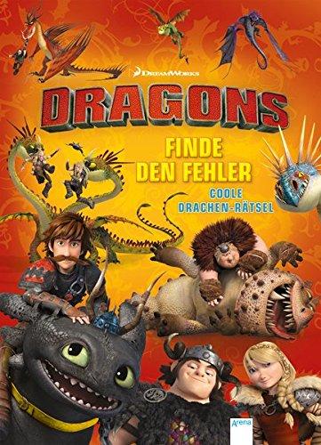 Dragons. Finde den Fehler: Coole Drachenrätsel: