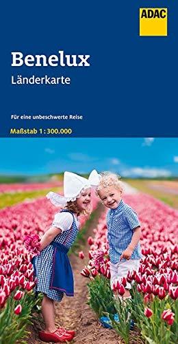 ADAC LänderKarte Benelux, Belgien, Niederlande, Luxemburg 1:300 000 (ADAC Länderkarten)