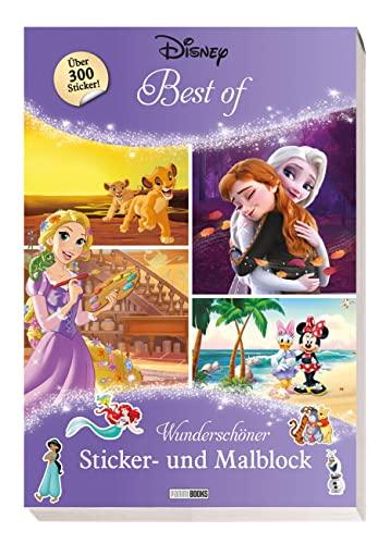 Disney Best of: Wunderschöner Sticker- und Malblock: über 300 Sticker!