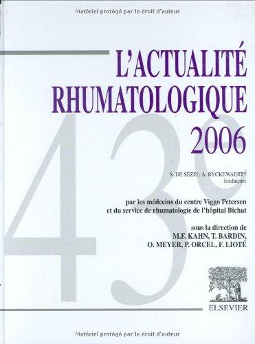 L'actualité rhumatologique 2006