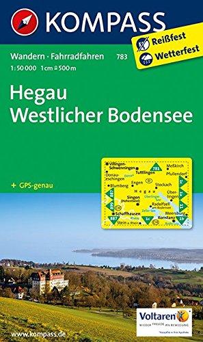 Hegau - Westlicher Bodensee: Wanderkarte mit Radrouten. GPS-genau. 1:50000 (KOMPASS-Wanderkarten, Band 783)