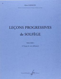 30 Lecons Progressives de Solfege Volume 1