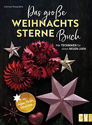 Sterne basteln: Das große Weihnachtssterne-Buch. Alle Techniken für einen neuen Look. Vom klassischen Fröbelstern über filigrane Stroh- und Foliensterne bis hin zu 3D- und Holzsternen.