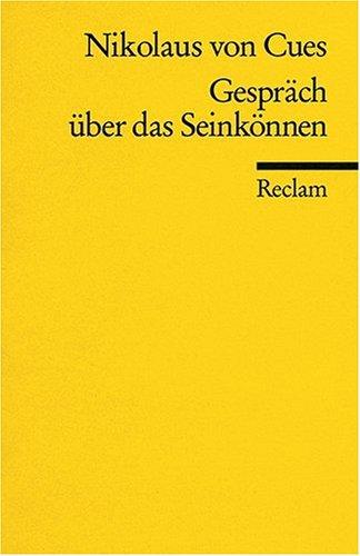 Gespräche über das Seinkönnen