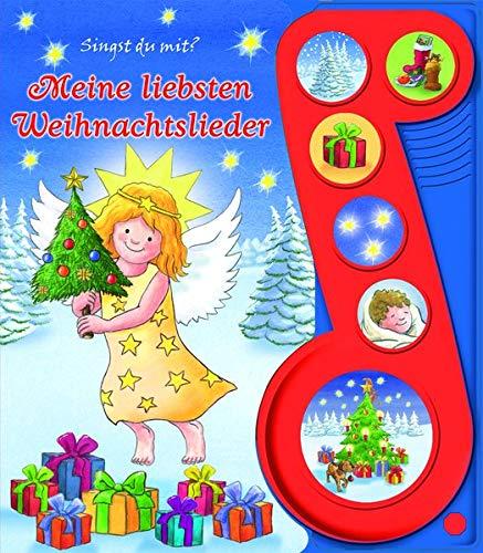 Meine liebsten Weihnachtslieder - Liederbuch mit Sound: Pappbilderbuch mit 6 Melodien