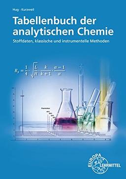 Tabellenbuch der analytischen Chemie: Stoffdaten, klassische und instrumentelle Methoden