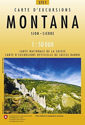 273T Montana Wanderkarte: Sion - Sierre (Wanderkarten 1:50 000)