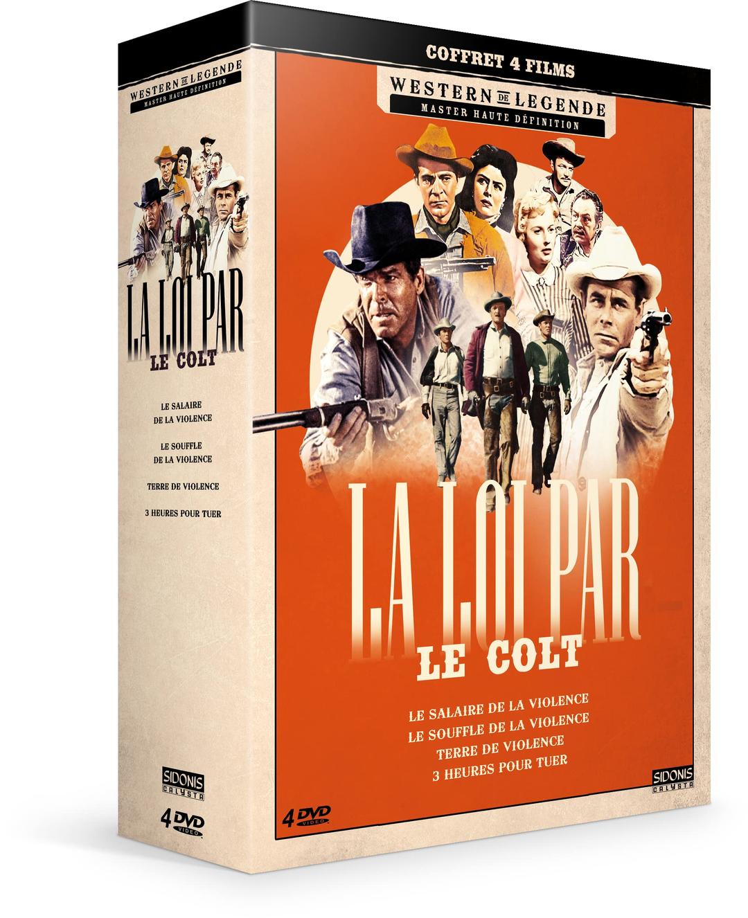 La loi par le colt - coffret 4 films [FR Import]