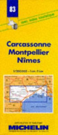 Michelin Carcassonne, Nimes 1 : 200 000. (Michelin Maps)