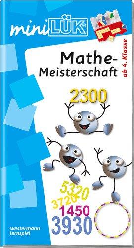 miniLÜK: Mathe-Meisterschaft: Aufgabenformate mit dem Lernstoff der 4. Klasse