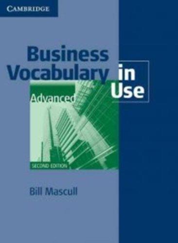 Business Vocabulary in Use Advanced with Answers