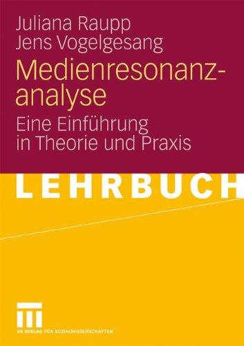 Medienresonanzanalyse: Eine Einführung in Theorie und Praxis (German Edition)