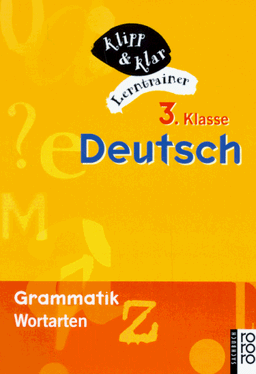 Deutsch, 3. Klasse, Grammatik, Wortarten