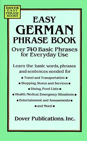 Easy German Phrase Book: Over 750 Basic Phrases for Everyday Use