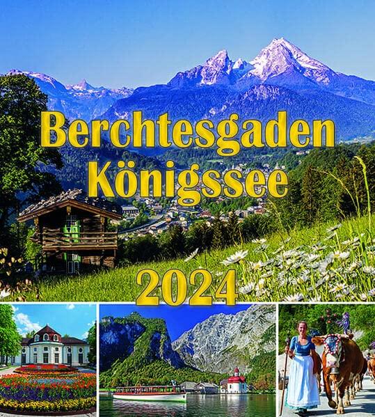 Berchtesgaden Königssee Postkartenkalender 2024: Berchtesgaden Königssee Postkartenkalender 2024