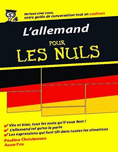 L'allemand pour les nuls : apprendre l'allemand c'est simple !