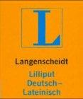 Langenscheidts Lilliput Deutsch - Lateinisch