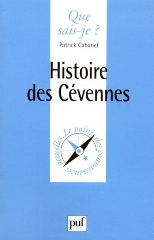 Histoire des Cévennes (Que Sais-Je ?)