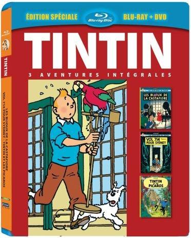 Tintin, vol. 7 : les bijoux de la castafiore ; vol 714 pour sidney ; tintin et les picaros [Blu-ray] [FR Import]