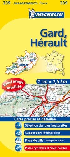 Gard, Herault (Michelin kaart - lokaal Frankrijk (339))