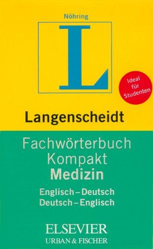 Langenscheidt Fachwörterbuch Kompakt Medizin, Englisch