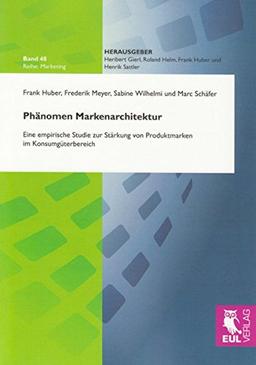 Phänomen Markenarchitektur: Eine empirische Studie zur Stärkung von Produktmarken im Konsumgüterbereich (Marketing)