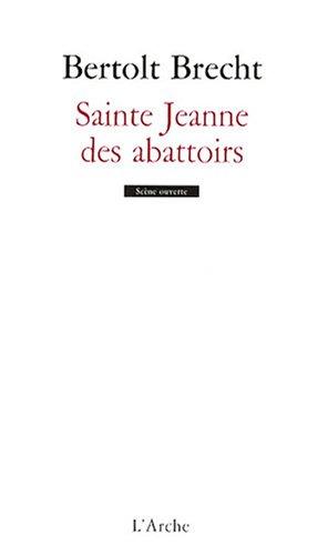 Sainte Jeanne des abattoirs