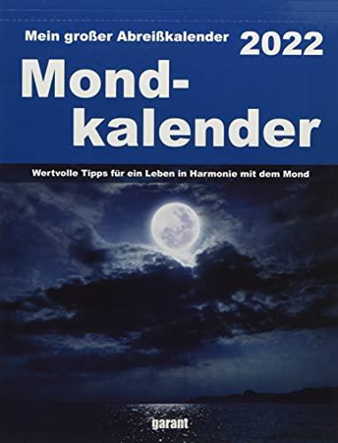 Abreißkalender Mond 2022