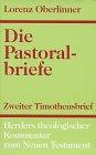 Herders theologischer Kommentar zum Neuen Testament m. Suppl.-Bdn., Bd.11/2-2, Die Pastoralbriefe