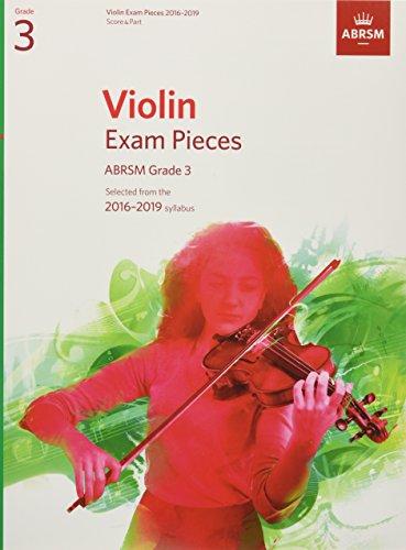 ABRSM Exam Pieces 2016-2019 Grade 3 Violin & Piano Book