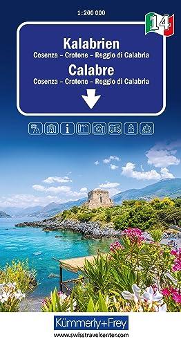 Kalabrien, Nr. 14, Regionalstrassenkarte 1:200'000 (Kümmerly+Frey Regionalkarten)