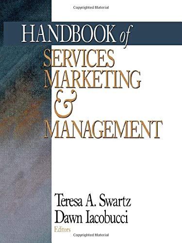 Handbook of Services Marketing and Management