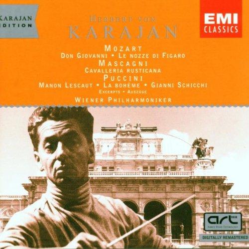 Karajan-Edition (Karajan in Wien Vol. 6) Don Giovanni, Figaro, Cavalleria Rusticana, La Boheme etc.