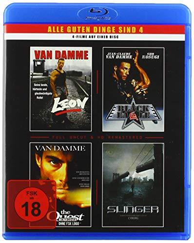 van Damme - 4 Filme - 1 Blu-Ray (Leon - Black Eagle - The Quest - Slinger)