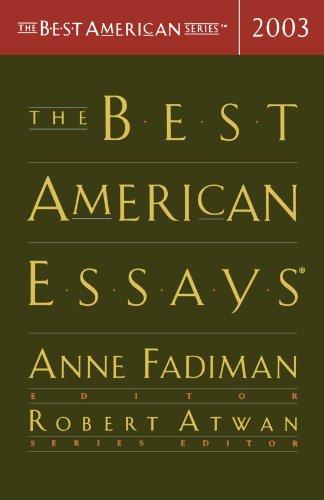 The Best American Essays 2003