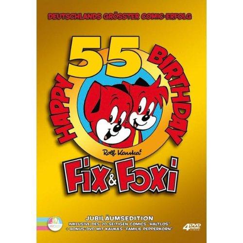 Fix & Foxi - 55 Jahre Jubiläums Edition (Special Edition mit 20-seitigem Fix & Foxi Comic) [4 DVDs]