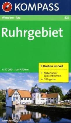 Ruhrgebiet: Wanderkarten-Set mit Naturführer. GPS-genau. 1:50000