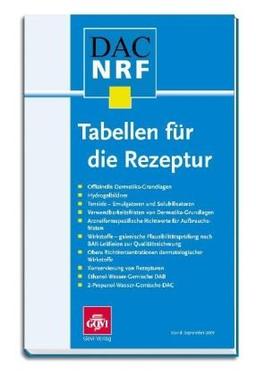 Tabellen für die Rezeptur