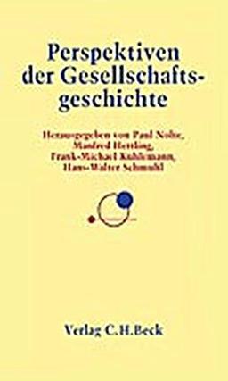 Perspektiven der Gesellschaftsgeschichte