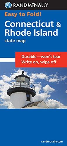 Connecticut /Rhode Island, CT/RI: Laminated Fold Maps /EasyFinders: Connecticut, Rhode Island (Laminated Fold Map) (Easyfinder Maps)