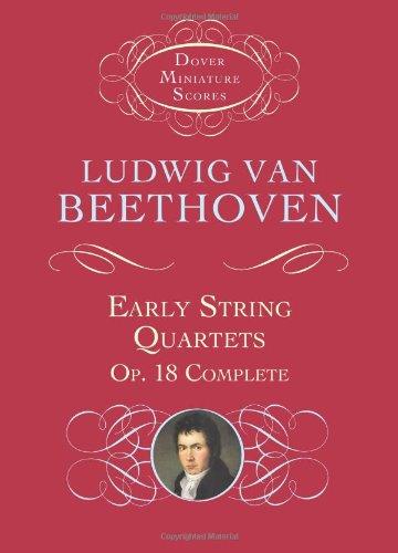 Beethoven String Quartets Op.18 (Dover Miniature Score)