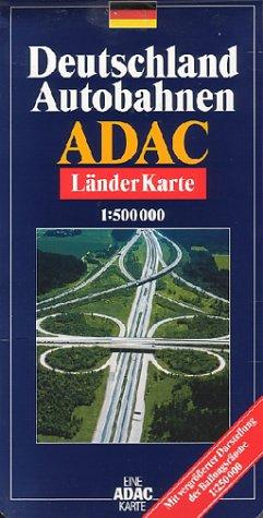 ADAC Karte, Deutschland Autobahnen